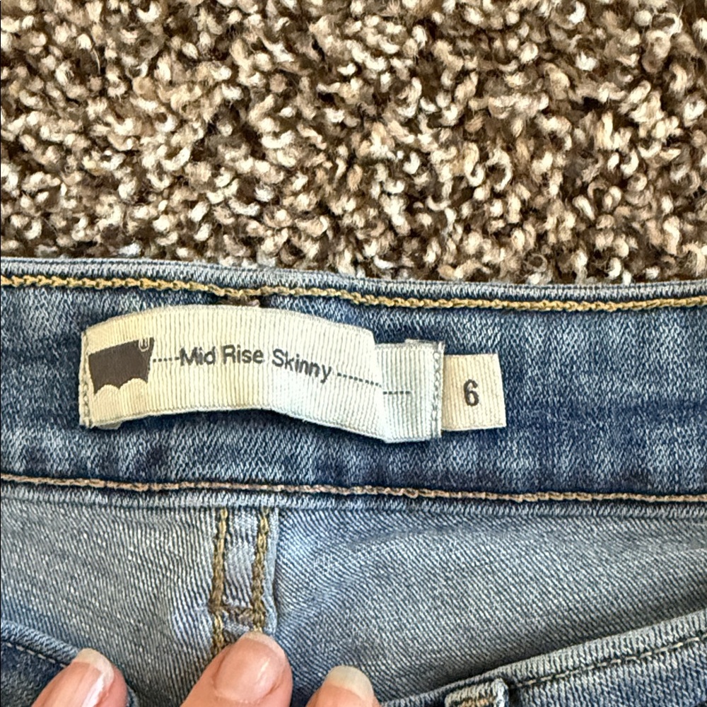 Madewell Light Blue Straight Leg Jeans - Picture 3 of 5